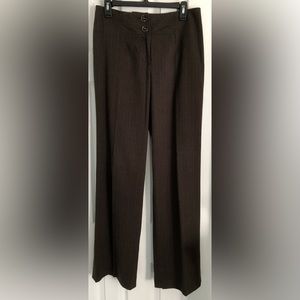 NEW Laura Studio Brown Pinstripe Pants